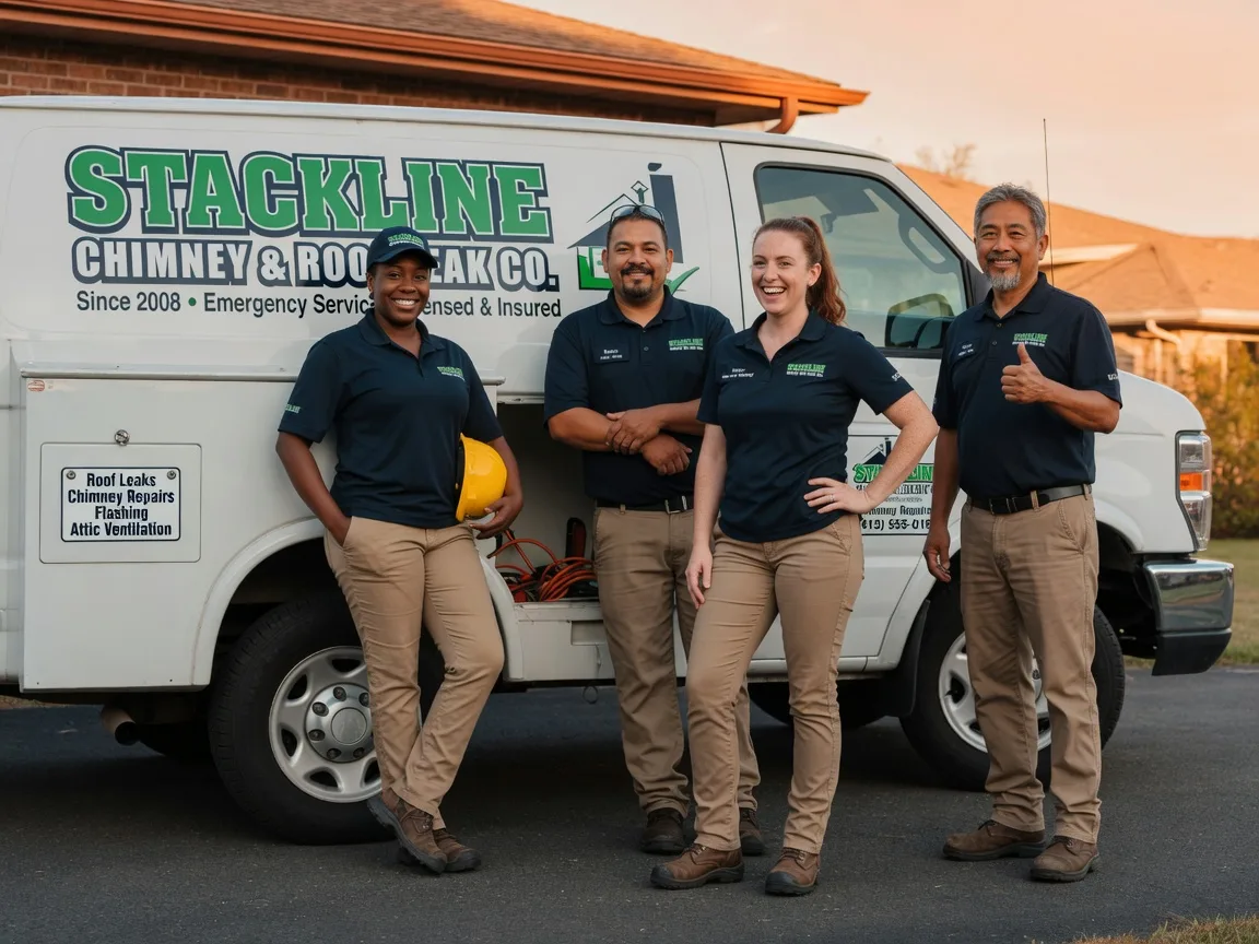 Chimney flashing repair company in Rockwood, IL